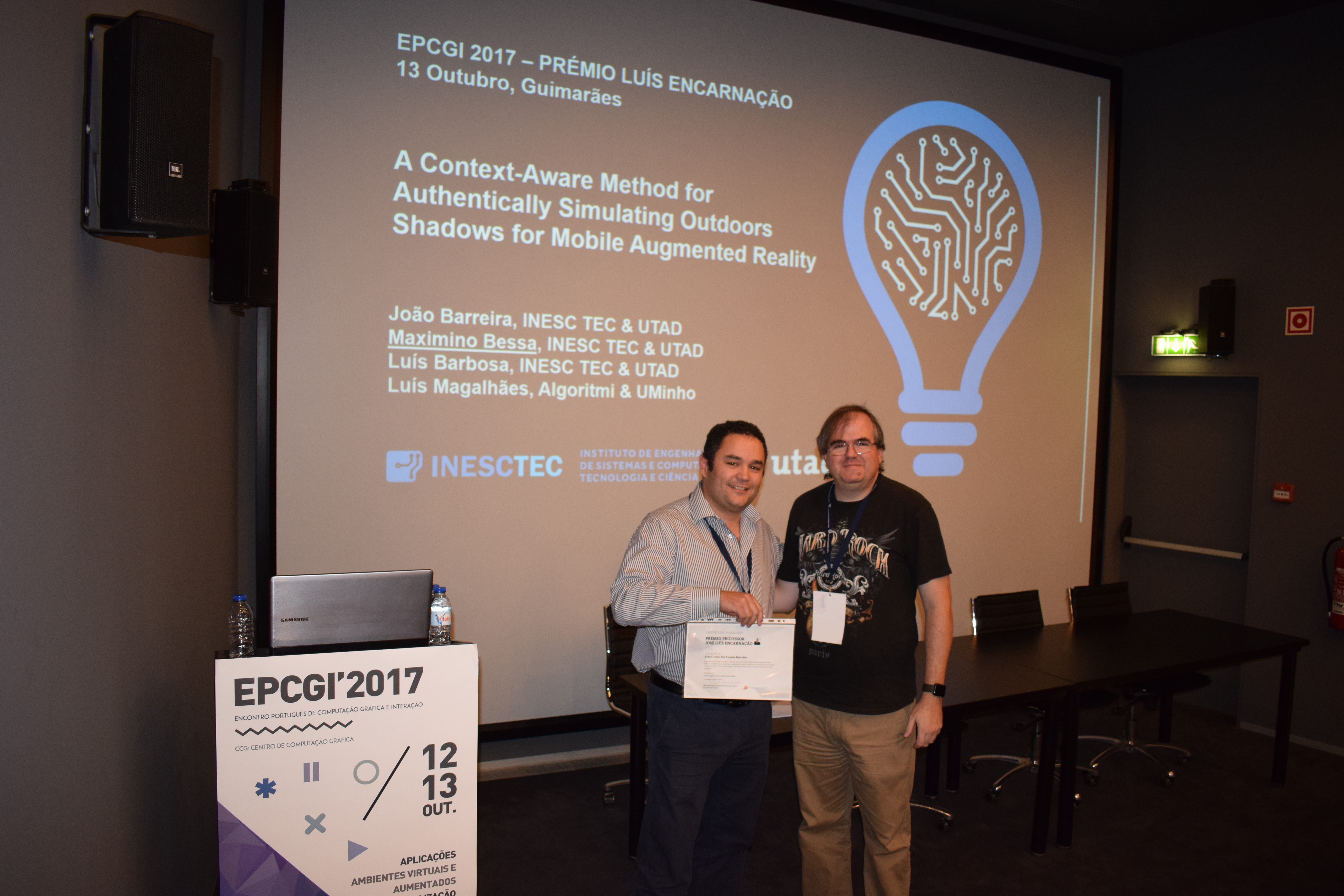 MASSIVE researcher won Prof. José Luís Encarnação Award!